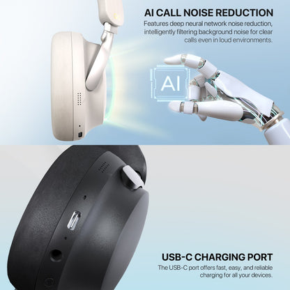 Fantech, Wh07A Go Vibe: Bluetooth, - Active Noise Cancelling (Anc) Wireless Headset