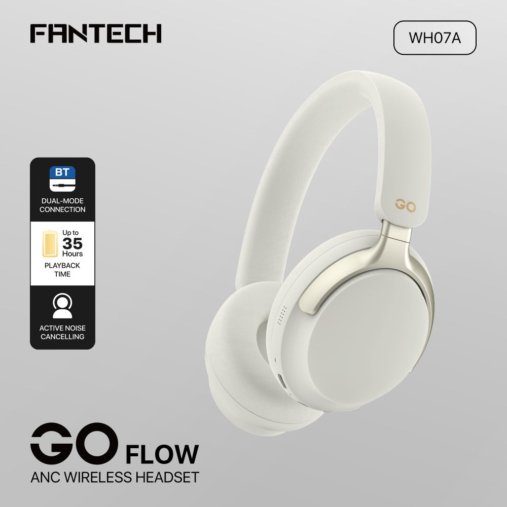 Fantech, Wh07A Go Vibe: Bluetooth, - Active Noise Cancelling (Anc) Wireless Headset