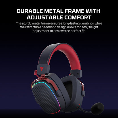 Fantech, Whg02 Pro Harmony: Tri Mode Bluetooth, Wired, Usb Wireless Headset, Up To 90 Hours Playback