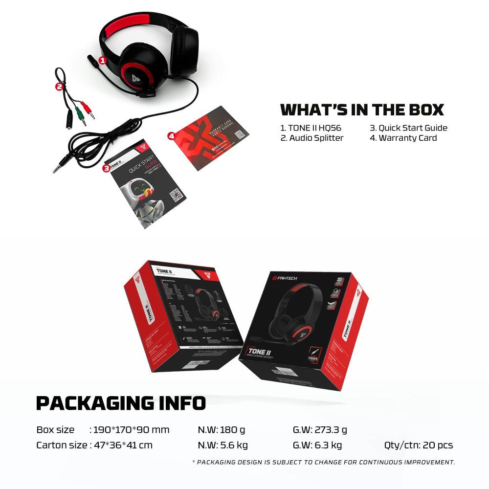 Fantech, Hq56 Tone Ii Gaming Headset