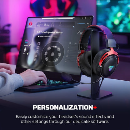 Fantech, Hg31 Cruze Immersive Cinematic Usb Gaming Headset With 7.1 Virtual Surround, Rgb Lighting