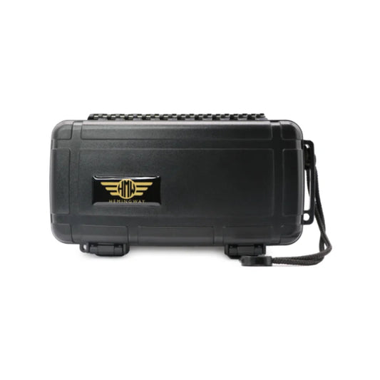 Hemingway, Travel Box Small Hard Case with Pluck Foam Insert Plastic Box Cigar Case, HEM-7001