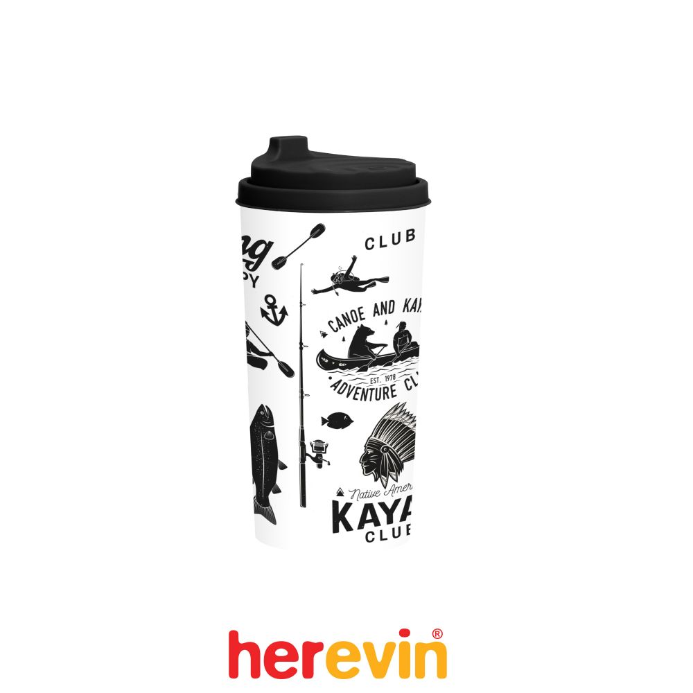 Herevin, 470 cc Coffee Cup - Ski