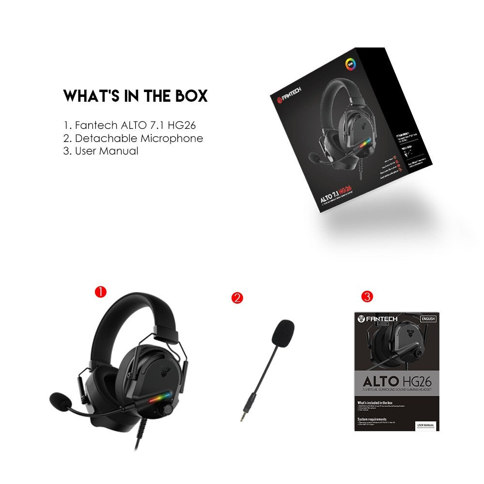 Fantech, Hg26 Alto 7.1 Gaming Headset