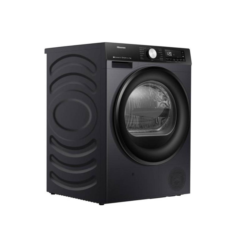Hisense Dryer 9Kg Heatpump, Quick Dry, Iron Refresh, Touch Screen - [Titanium], HSN-DH3S902BT