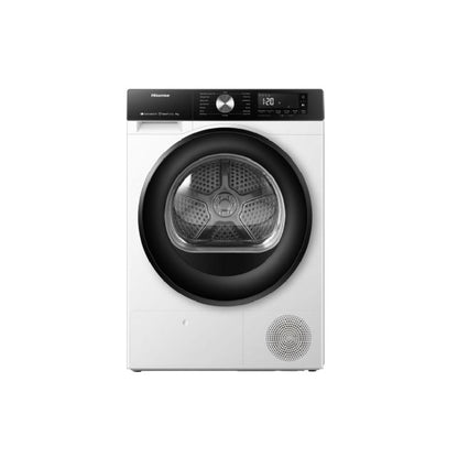 Hisense Dryer 9Kg Heatpump, Quick Dry, Iron Refresh, Touch Screen - [White], HSN-DH3S902BW
