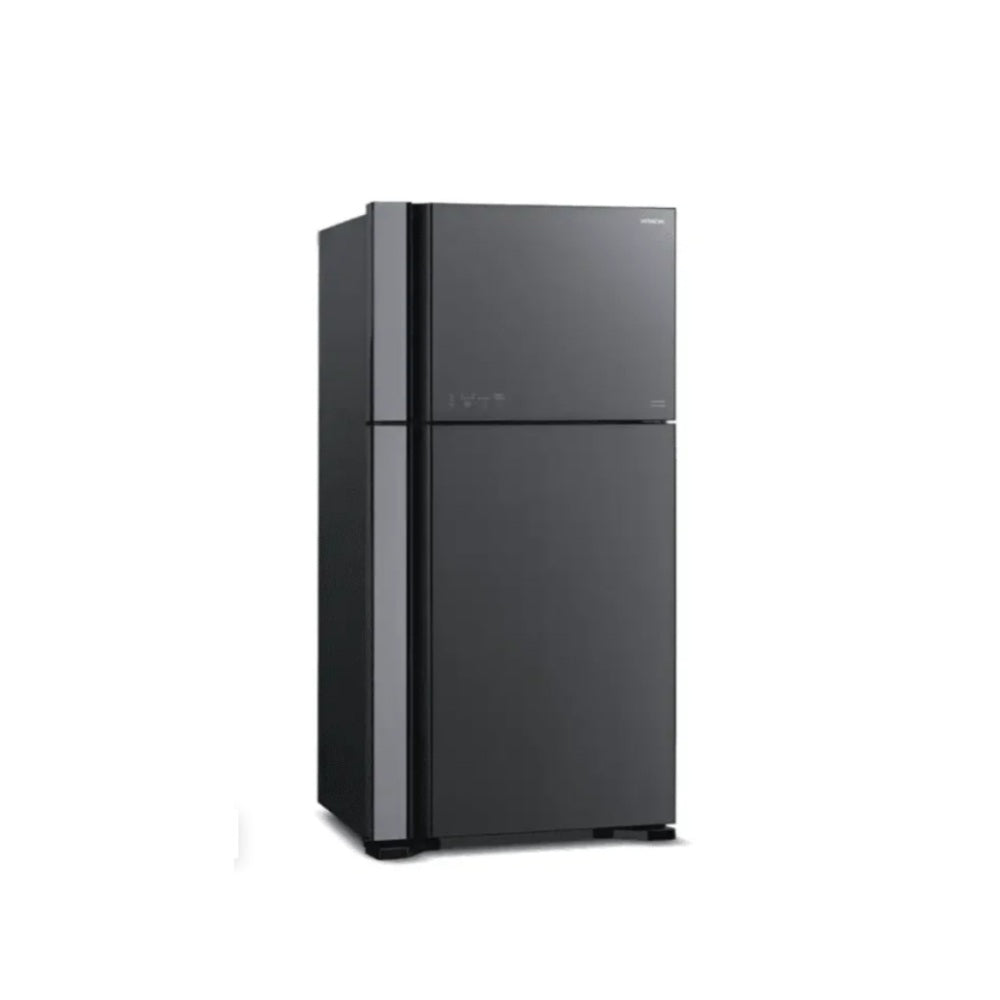 Hitachi Top Mount Refrigerator 760 liters, Inverter Compressor,183.5×85.5x74cm, Black, RV765PUQ71BBK