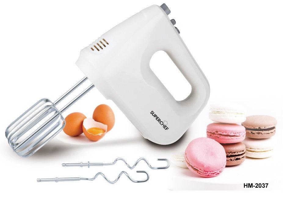 Superchef, Hand Mixer 500W 5 Speed With Turbo