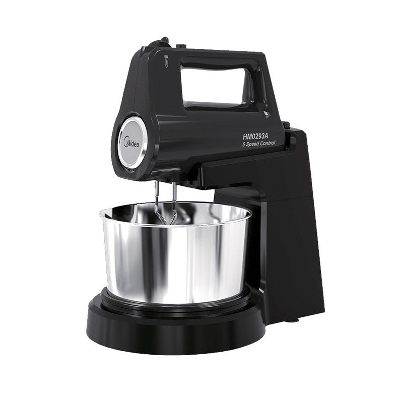 Midea, Stand Mixer With Stainless Bowl Black Color 400W 5 Speeds