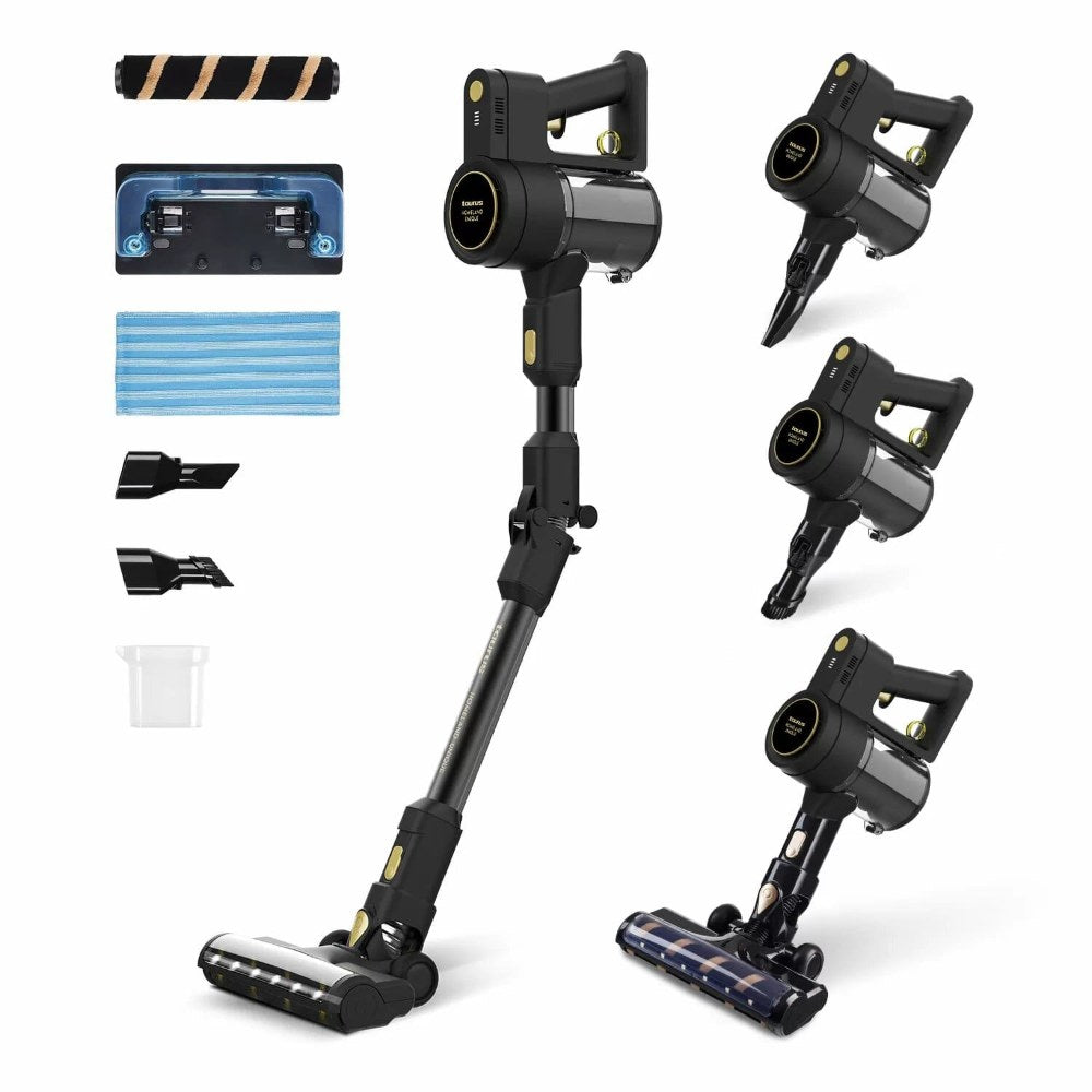 Taurus, Cordless Vacuum Cleaner & Mop, Up to 45Min, 160AW, 22.2V