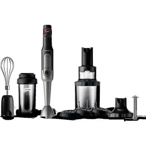 Philips, Blender Hand, Promix, 800W, Speedtouch (Turbo + Variable), On-The-Go Tumbler (0.5L), Whisk, Chopper Xl, Spiralizer
