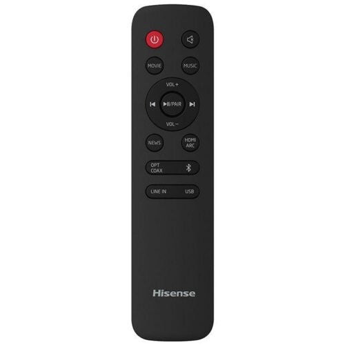 Hisense, Hs205 2.0 Channel Soundbar, 60W, Wireless