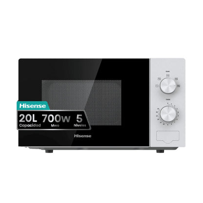 Hisense, Microwave Oven 20L, Solo Mechanical, 700W, 5 Power Levels
