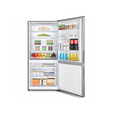 Hisense Fridge Bottom Freezer 605L - 80cm Nofrost Water Dispenser [Silver], HSN-RB5P504