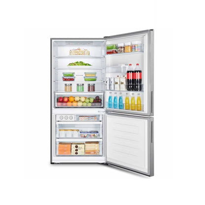 Hisense Fridge Bottom Freezer 605L - 80cm Nofrost Water Dispenser [Silver], HSN-RB5P504