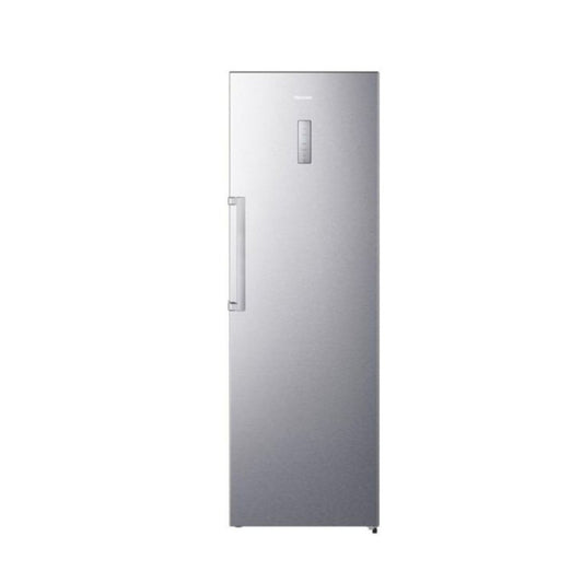 Hisense Upright Fridge 12Cft No Frost Single Door Touch LED, Water Dispenser Silver, HxWxD: 185.6x99.5x66.6cm, HSN-RL484N4ASU