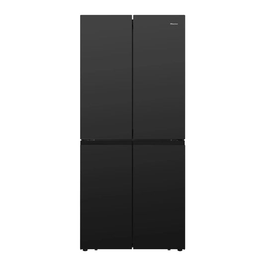 Hisense Fridge 4 Doors, 749L, Black Glass, Dual Tech, No-Frost Metal Inverter, HSN-RQ7G560N