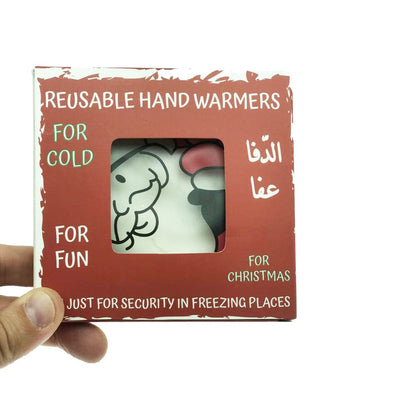Smile Yalla, Reusable Hand Warmers, Santa