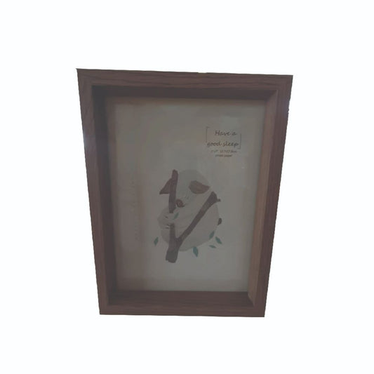 SK, Wooden Frame 12.7x17.78 cm