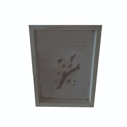 SK, Wooden Frame 12.7x17.78 cm
