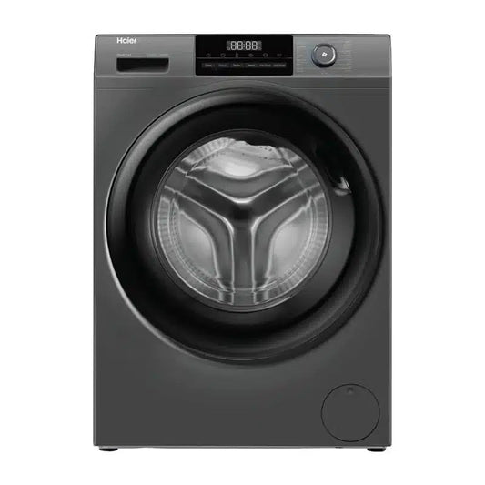 Haier, Hw80-Bp14929As6 8 Kg 1400 Rpm Front Loading Washing Machine, Silver Color