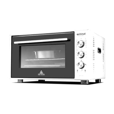 Itimat, Electrical Square Oven 40L + Fan + Lamp Double Glass Silver, I-08TTFLSV