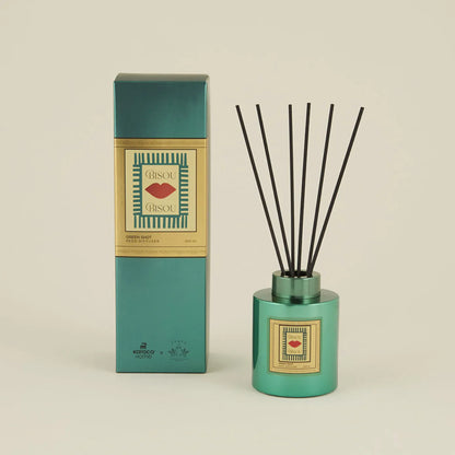 Karaca Home Pop Art Collection Bisou Green Shot Reed Diffuser 200 ml, 153.09.01.5945