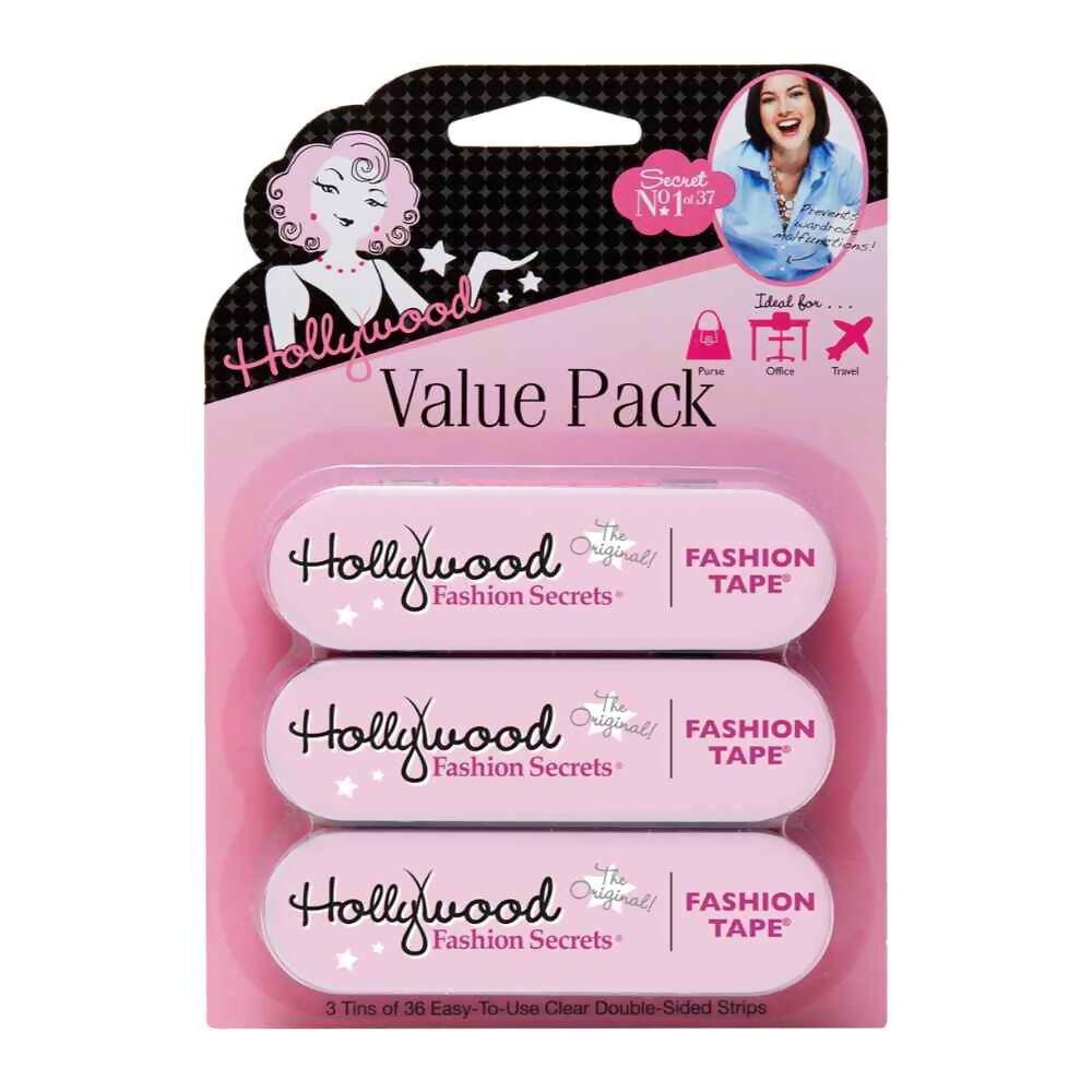HOLLYWOOD F SECRETS Fashion Tape 3*36pcs tin