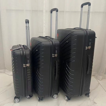 Iguana, Polycarbonate And Expandable Travel Bags Suitcase Hard Cover Luggage 3 Piece Set