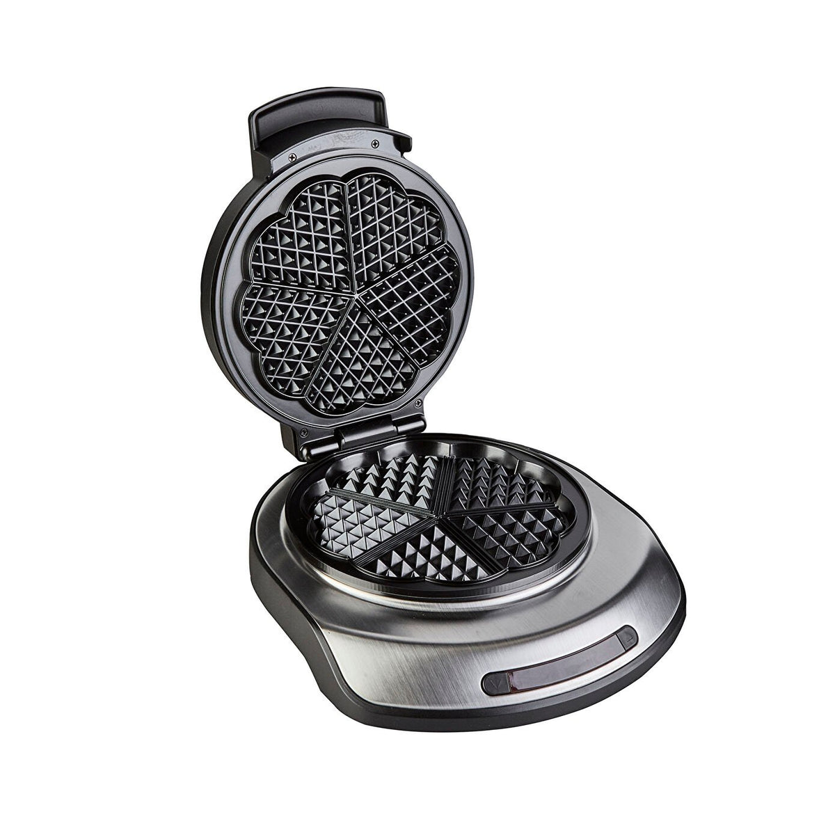 Karaca Inox Waffle Maker - Stainless Steel, Adjustable Temperature with LED Display, 153.03.06.2041