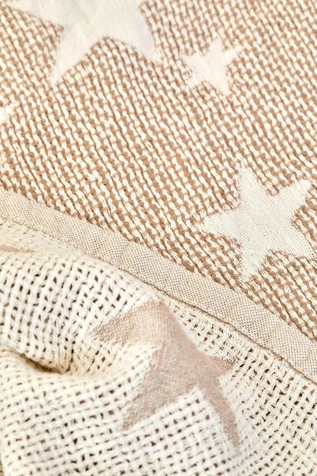Karaca Home Baby Star Baby Quilt 80 - 120 cm - Beige, 200.16.01.0408