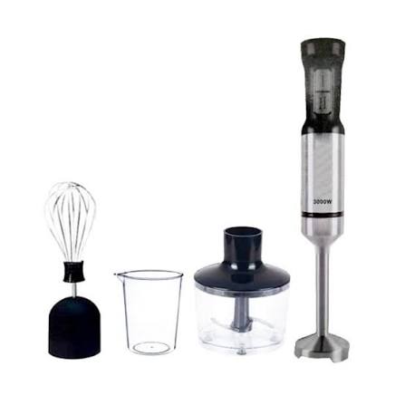 Silver Crest, SI-717 Hand Blender 4 In 1 With Stainless Steel Stick & Blade 3000W