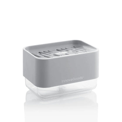 InnovaGoods 2-in-1 Soap Dispenser for the Kitchen Sink Pushoap, V0103313