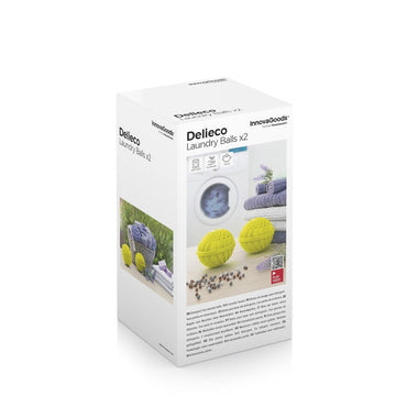InnovaGoods, Balls For Washing Clothes Without Detergent Delieco Pack Of 2 Units, V0103412