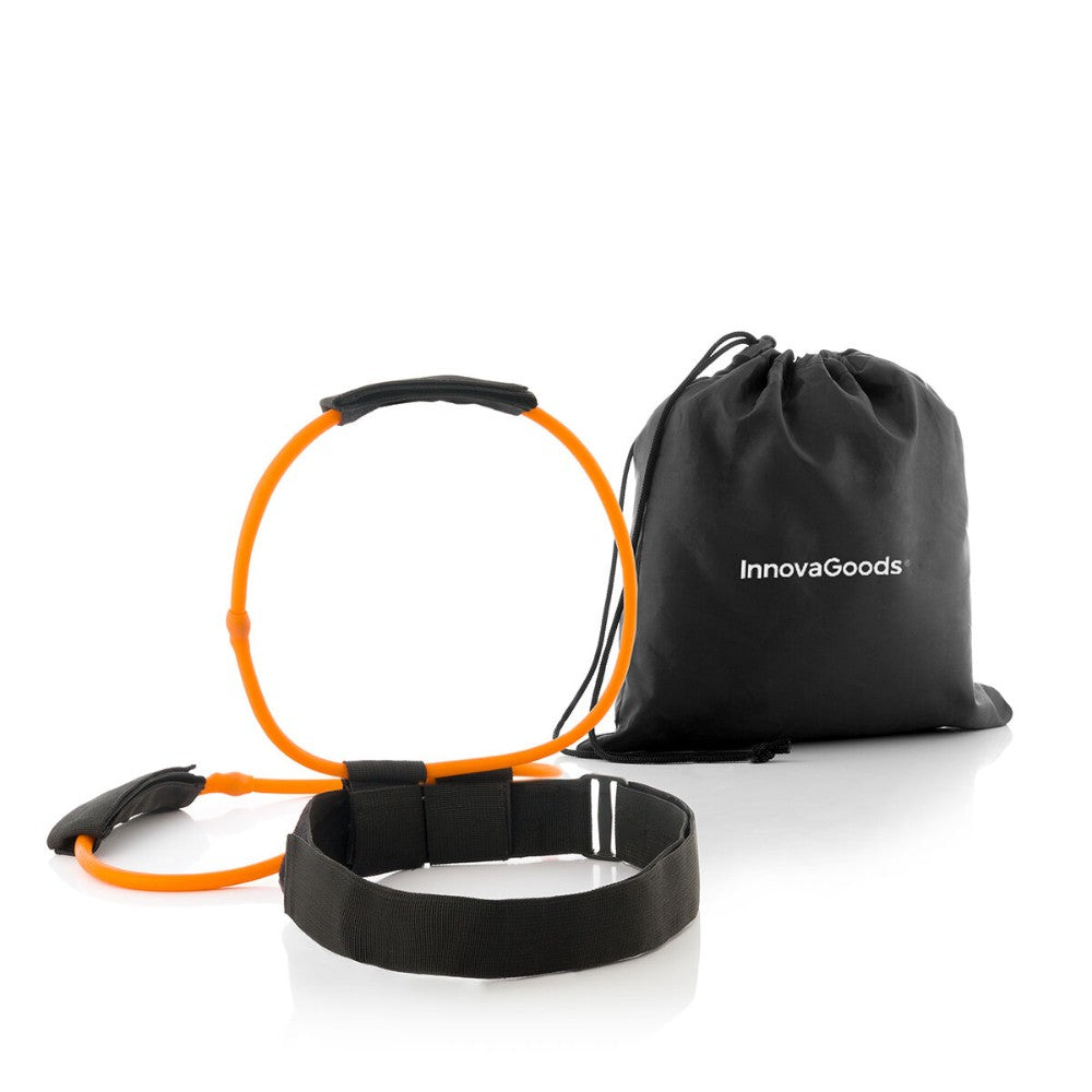 InnovaGoods, Belt With Resistance Bands For Glutes And Exercise Guide Bootrainer, V0103038
