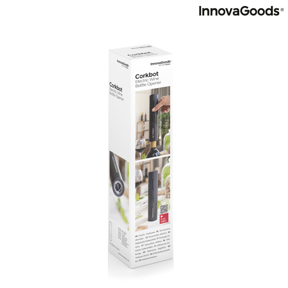 InnovaGoods Electric Corkscrew for Wine Bottles Corkbot, V0103388