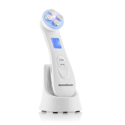 InnovaGoods, Facial Massager With Radiofrequency, Phototherapy And Electrostimulation Wace, V0103440