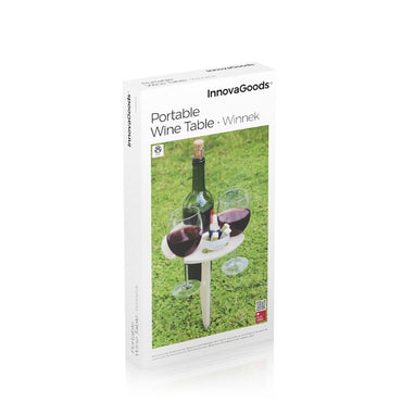 InnovaGoods, Folding And Portable Wine Table For Outdoors Winnek, V0103486