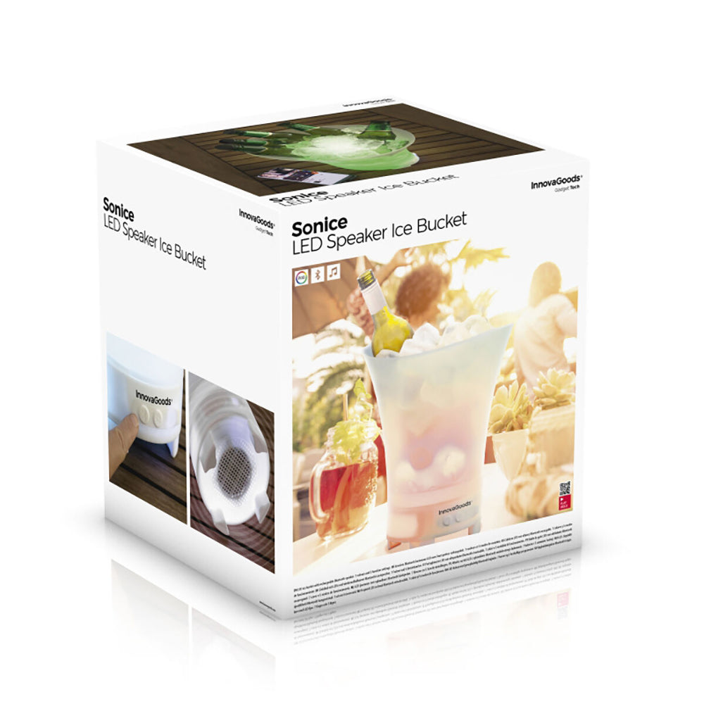 Innovagoods LED bucket with rechargeable speaker Sonice, V0103019