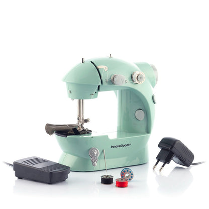 InnovaGoods, Mini Portable Sewing Machine With Led, Thread Cutter And Accessories Sewny, V0103326