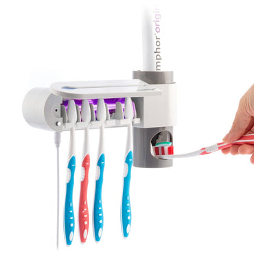 InnovaGoods, Uv Toothbrush Steriliser With Stand And Toothpaste Dispenser Smiluv, V0103198