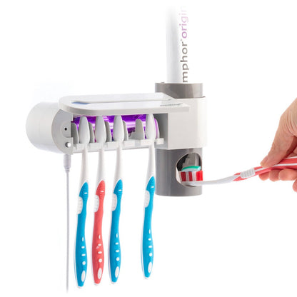 InnovaGoods, Uv Toothbrush Steriliser With Stand And Toothpaste Dispenser Smiluv, V0103198