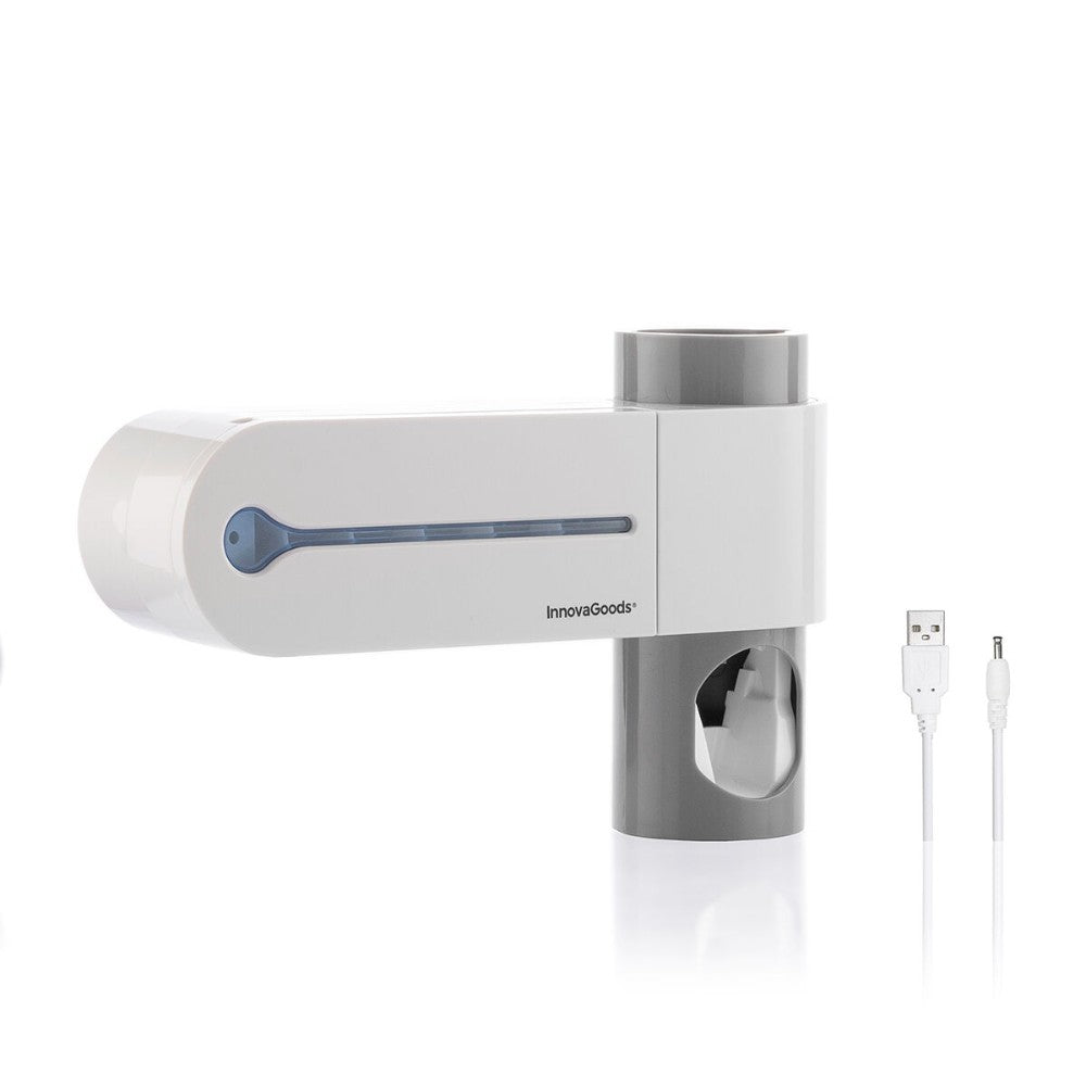 InnovaGoods, Uv Toothbrush Steriliser With Stand And Toothpaste Dispenser Smiluv, V0103198