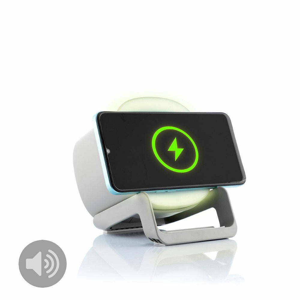 InnovaGoods, Wireless Speaker-Charger With Led Souwis, V0103829