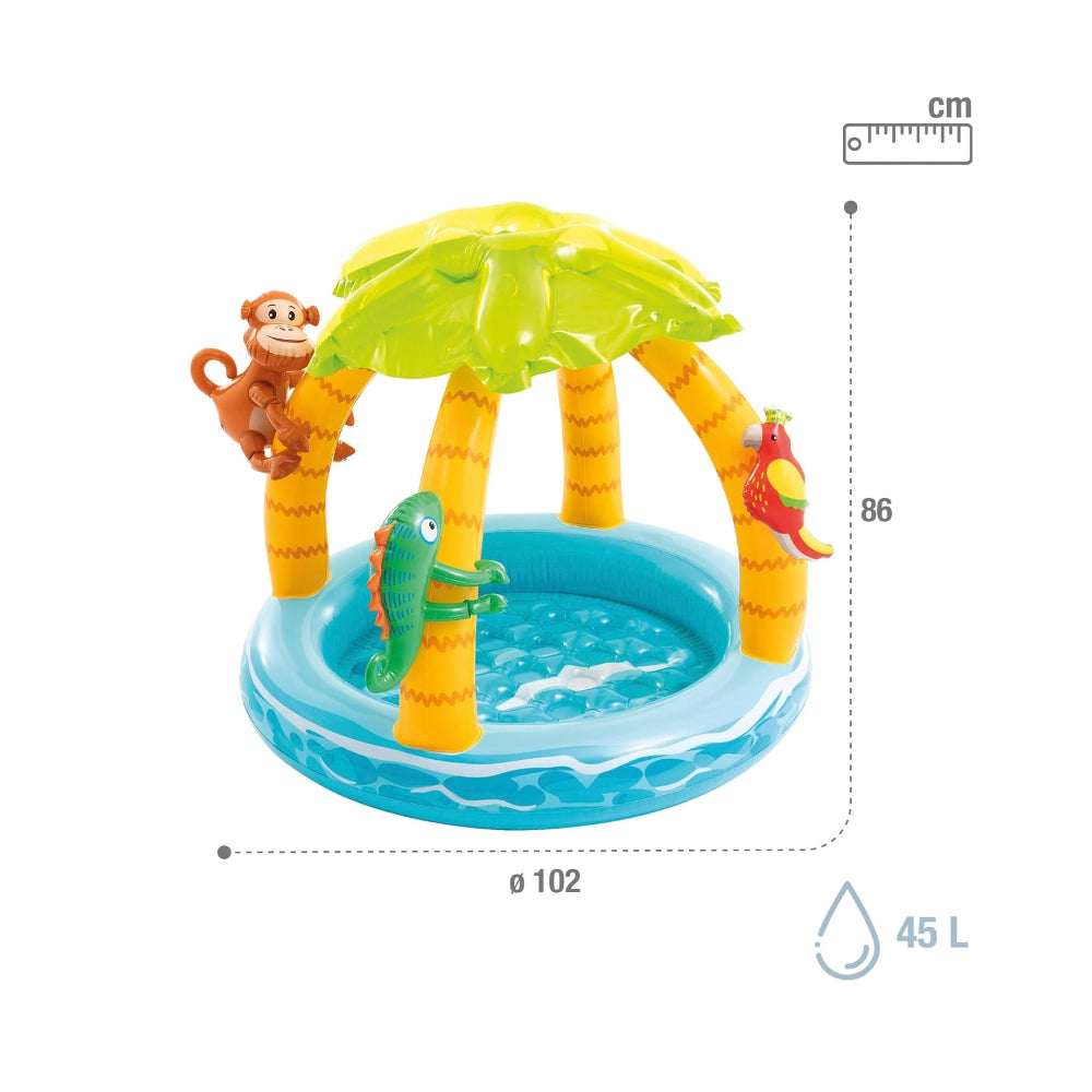 Intex Tropical Island Baby Pool 102x86cm, INT-58417NP