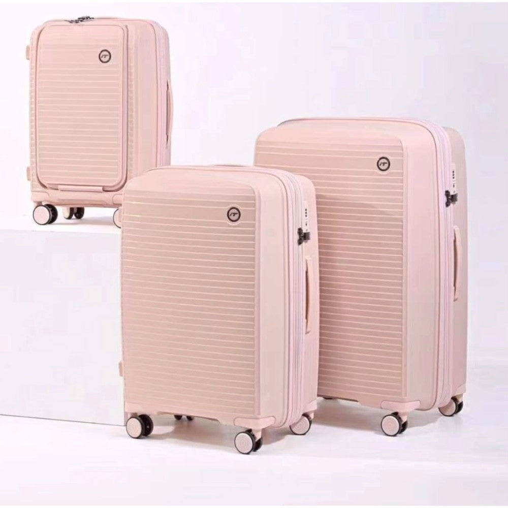 It, Luggage Sets 3 Piece, Abs Lightweight 20In/24In/28In Luggage, Expandable Carry On Suitcase Set With Tsa Lock & Double Wheels, Front Open Hardshell Luggage Sets, Available in Different Colors