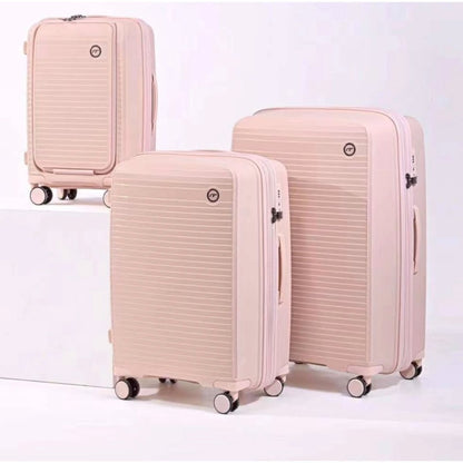 It, Luggage Sets 3 Piece, Abs Lightweight 20In/24In/28In Luggage, Expandable Carry On Suitcase Set With Tsa Lock & Double Wheels, Front Open Hardshell Luggage Sets, Available in Different Colors