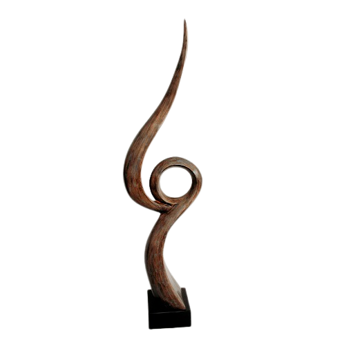 Itemz, Decorative Standing Sculpture Abstract Smooth Curved Shape