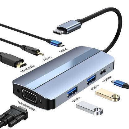 Ark, Universal Docking Station 7 In 1 Usb Type C