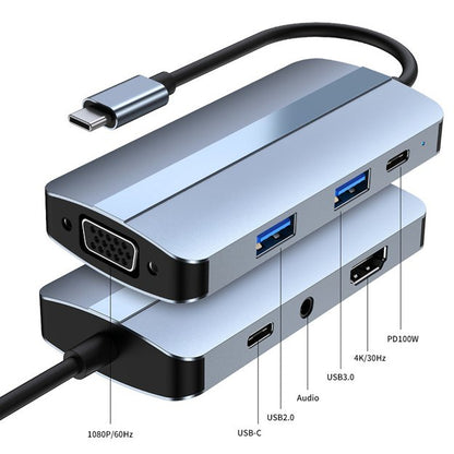 Ark, Universal Docking Station 7 In 1 Usb Type C
